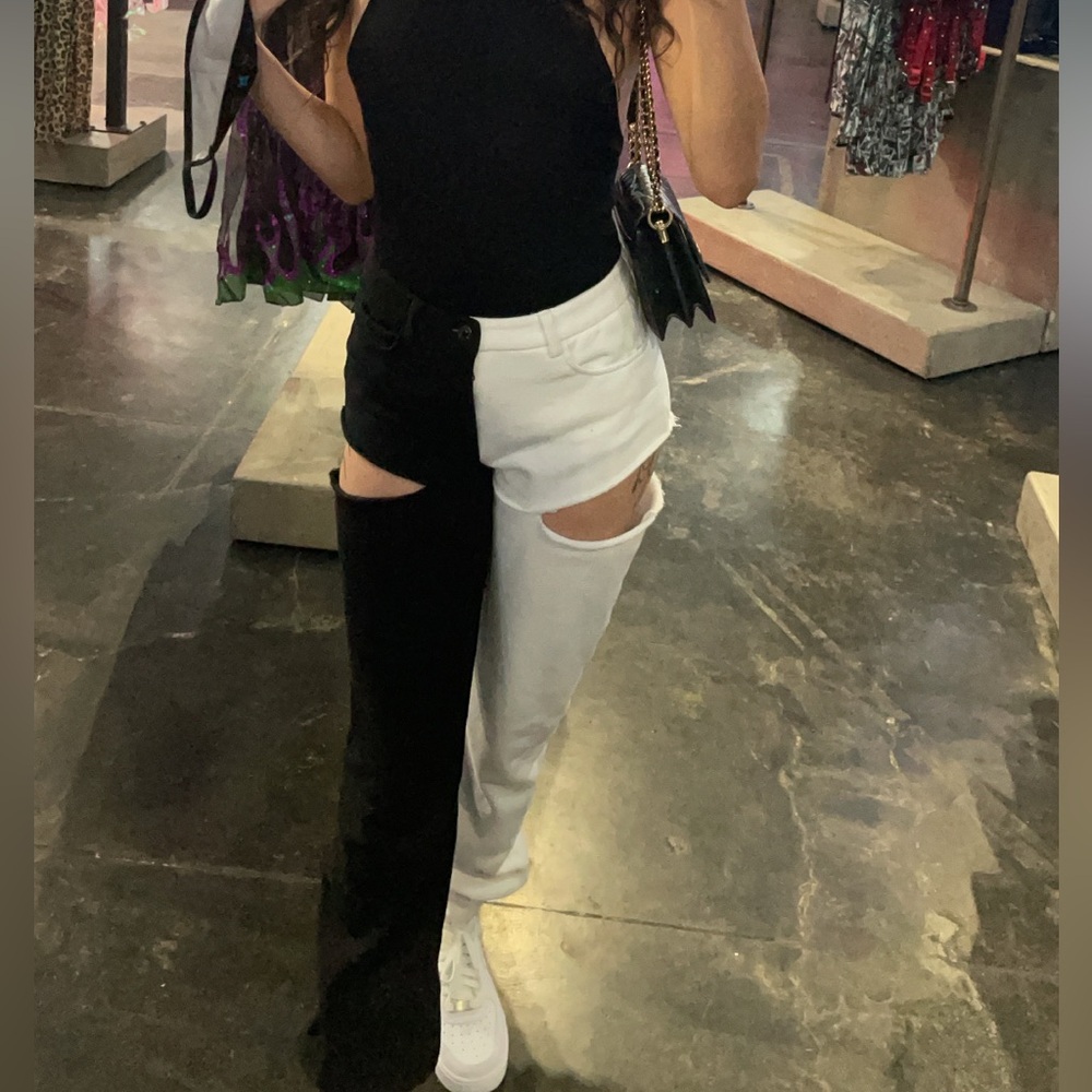 Black and White pants